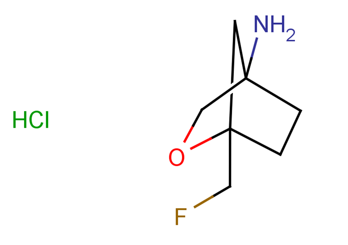 1-(fluoromethyl)-2-oxabicyclo[2.2.1]heptan-4-amine hydrochloride