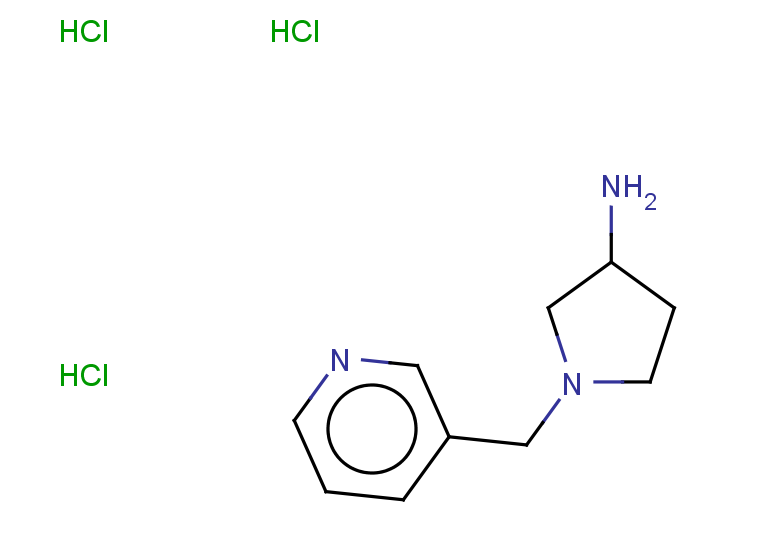1-[(pyridin-3-yl)methyl]pyrrolidin-3-amine trihydrochloride