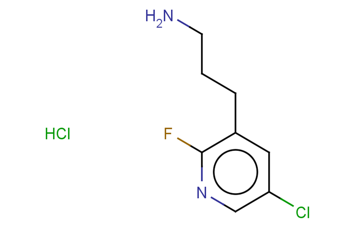 3-(5-chloro-2-fluoropyridin-3-yl)propan-1-amine hydrochloride