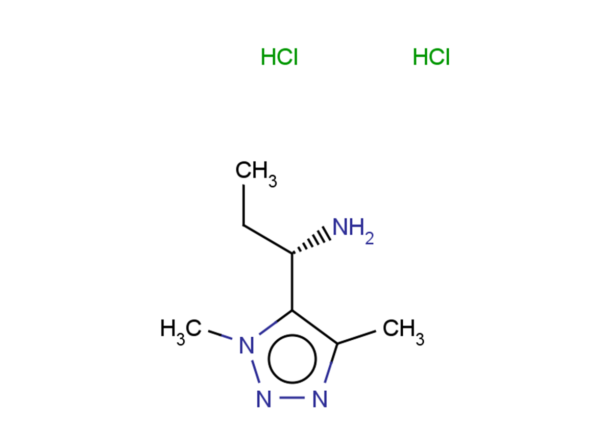 (1S)-1-(1,4-dimethyl-1H-1,2,3-triazol-5-yl)propan-1-amine dihydrochloride