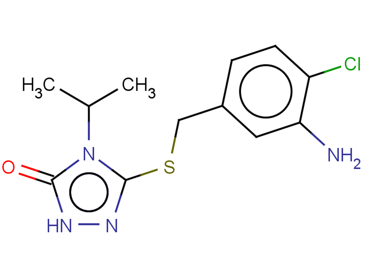 3-{[(3-amino-4-chlorophenyl)methyl]sulfanyl}-4-(propan-2-yl)-4,5-dihydro-1H-1,2,4-triazol-5-one