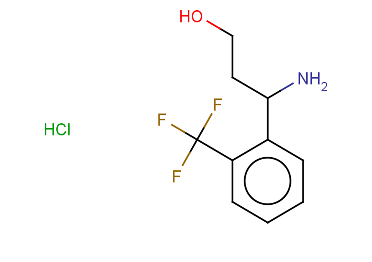 3-amino-3-[2-(trifluoromethyl)phenyl]propan-1-ol hydrochloride