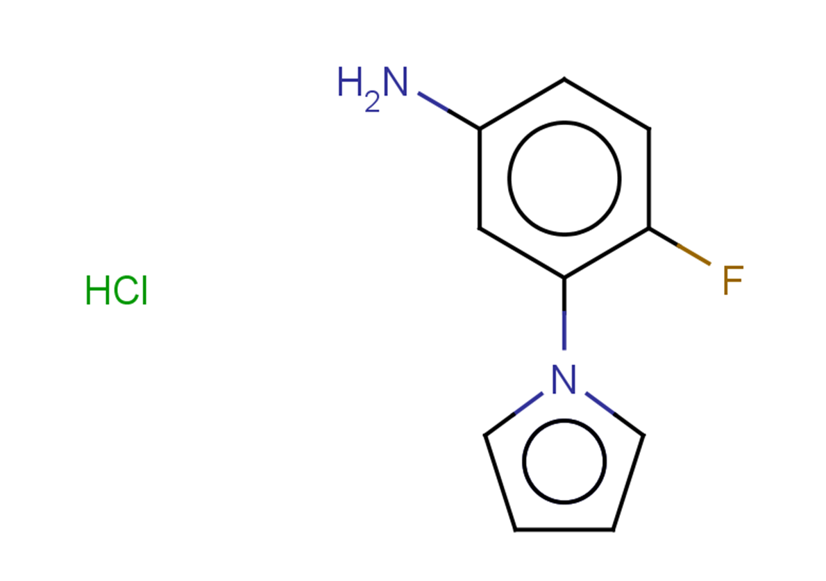 4-fluoro-3-(1H-pyrrol-1-yl)aniline hydrochloride