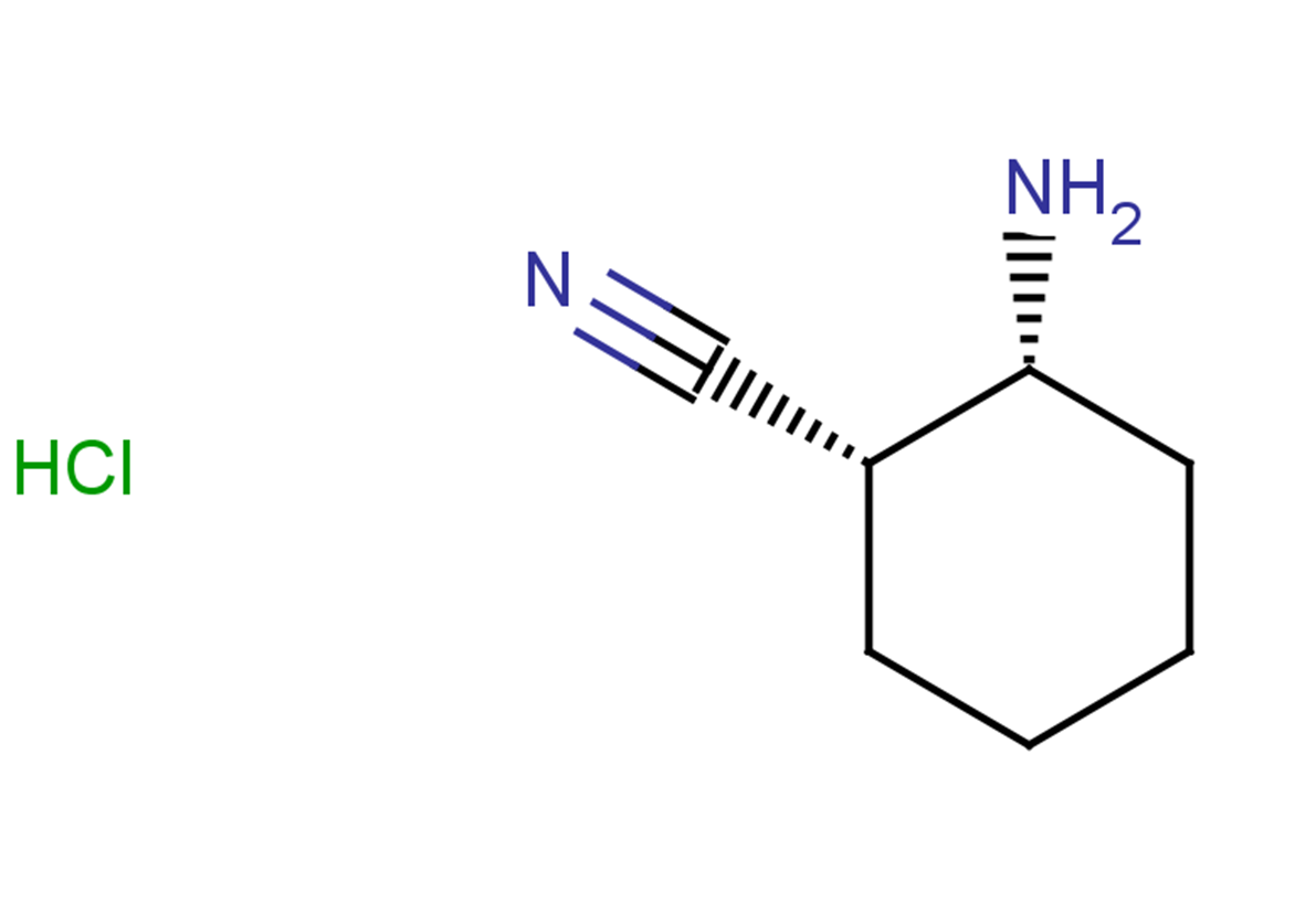 rac-(1R,2S)-2-aminocyclohexane-1-carbonitrile hydrochloride, cis
