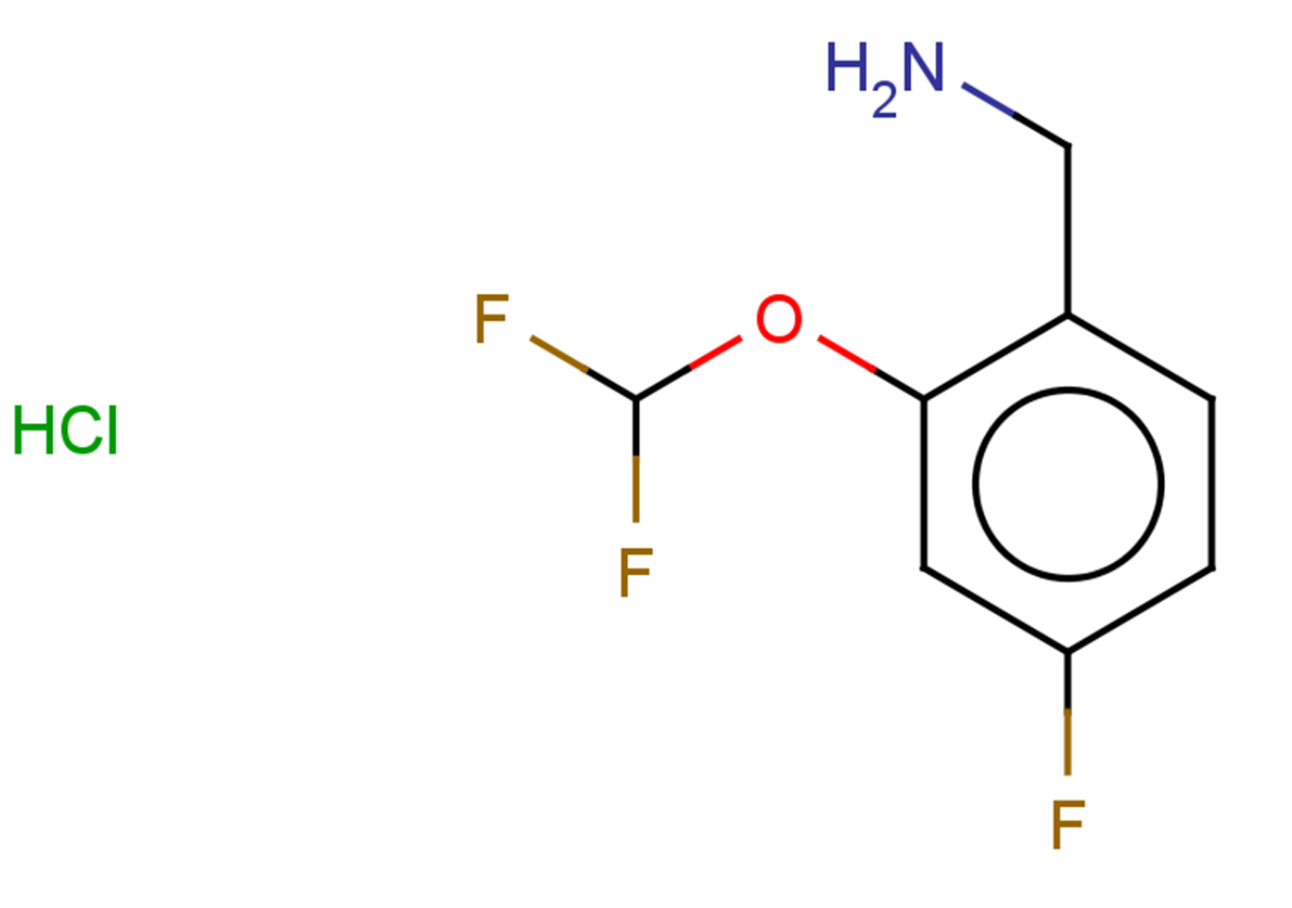 1-[2-(difluoromethoxy)-4-fluorophenyl]methanamine hydrochloride