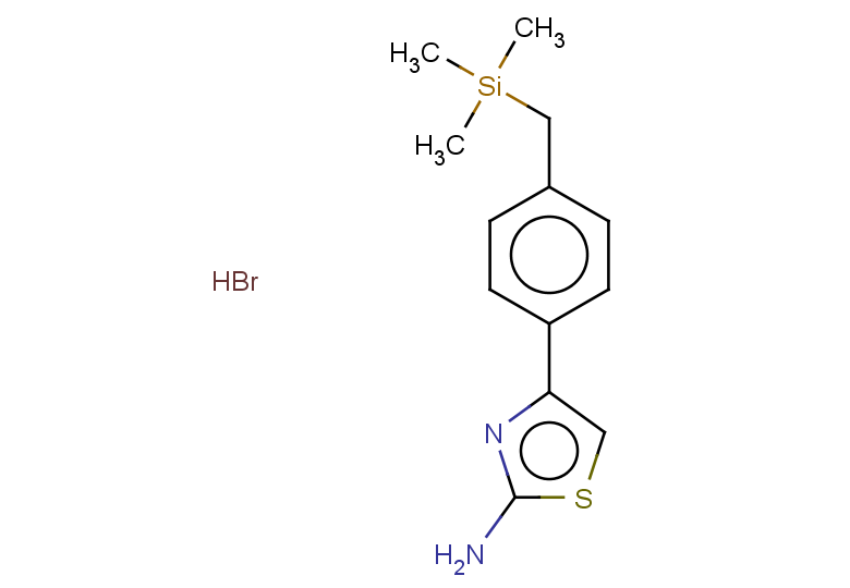 4-{4-[(trimethylsilyl)methyl]phenyl}-1,3-thiazol-2-amine hydrobromide