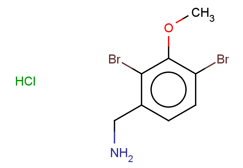 1-(2,4-dibromo-3-methoxyphenyl)methanamine hydrochloride