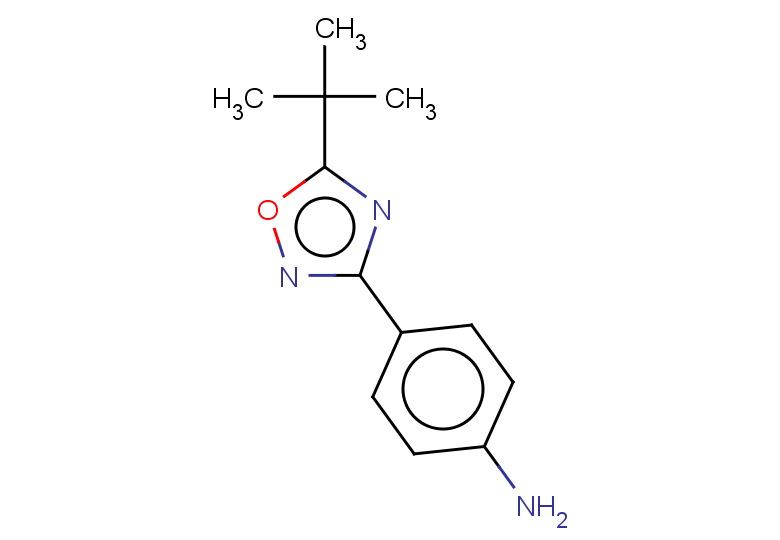 4-(5-tert-butyl-1,2,4-oxadiazol-3-yl)aniline