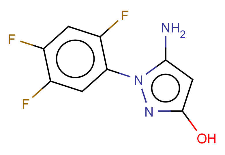 5-amino-1-(2,4,5-trifluorophenyl)-1H-pyrazol-3-ol