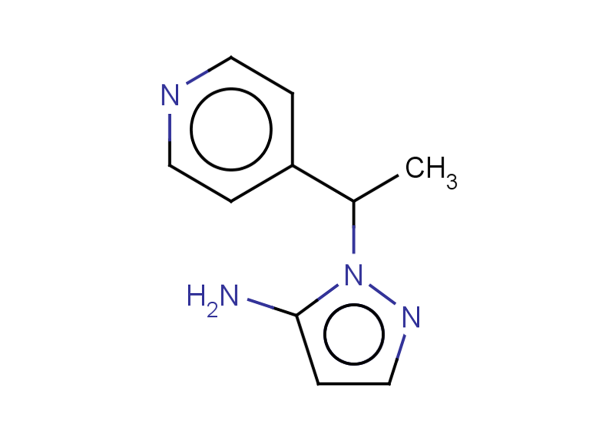 1-[1-(pyridin-4-yl)ethyl]-1H-pyrazol-5-amine