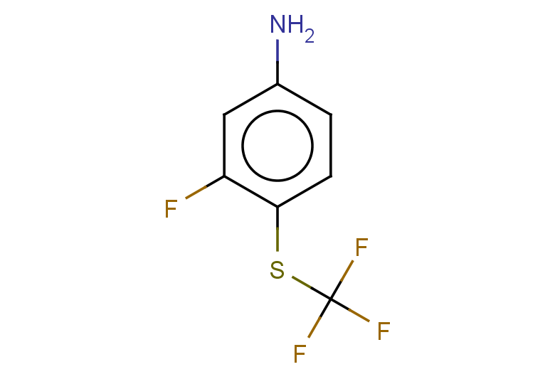 3-fluoro-4-[(trifluoromethyl)sulfanyl]aniline
