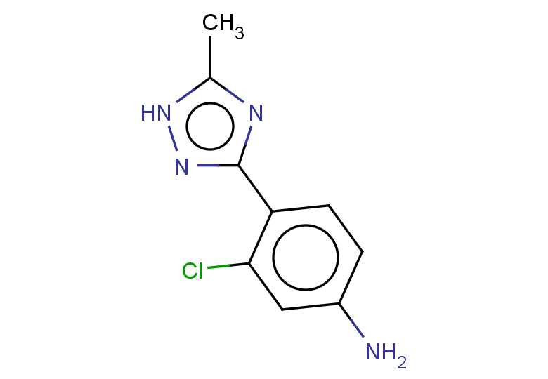 3-chloro-4-(5-methyl-1H-1,2,4-triazol-3-yl)aniline