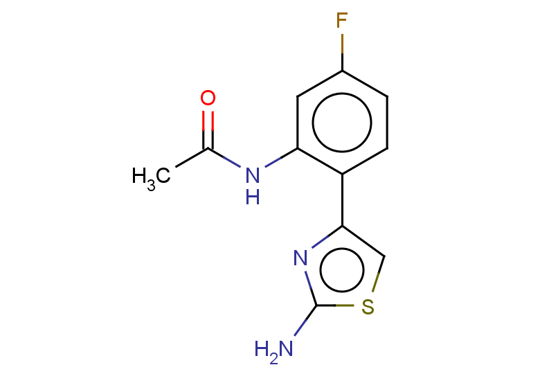 N-[2-(2-amino-1,3-thiazol-4-yl)-5-fluorophenyl]acetamide