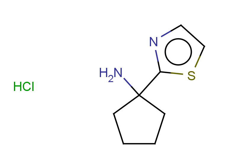 1-(1,3-thiazol-2-yl)cyclopentan-1-amine hydrochloride