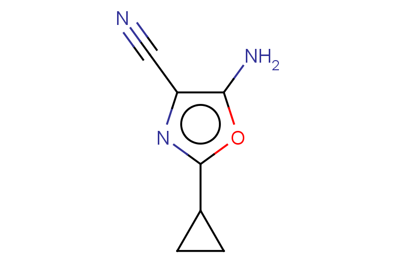 5-amino-2-cyclopropyl-1,3-oxazole-4-carbonitrile