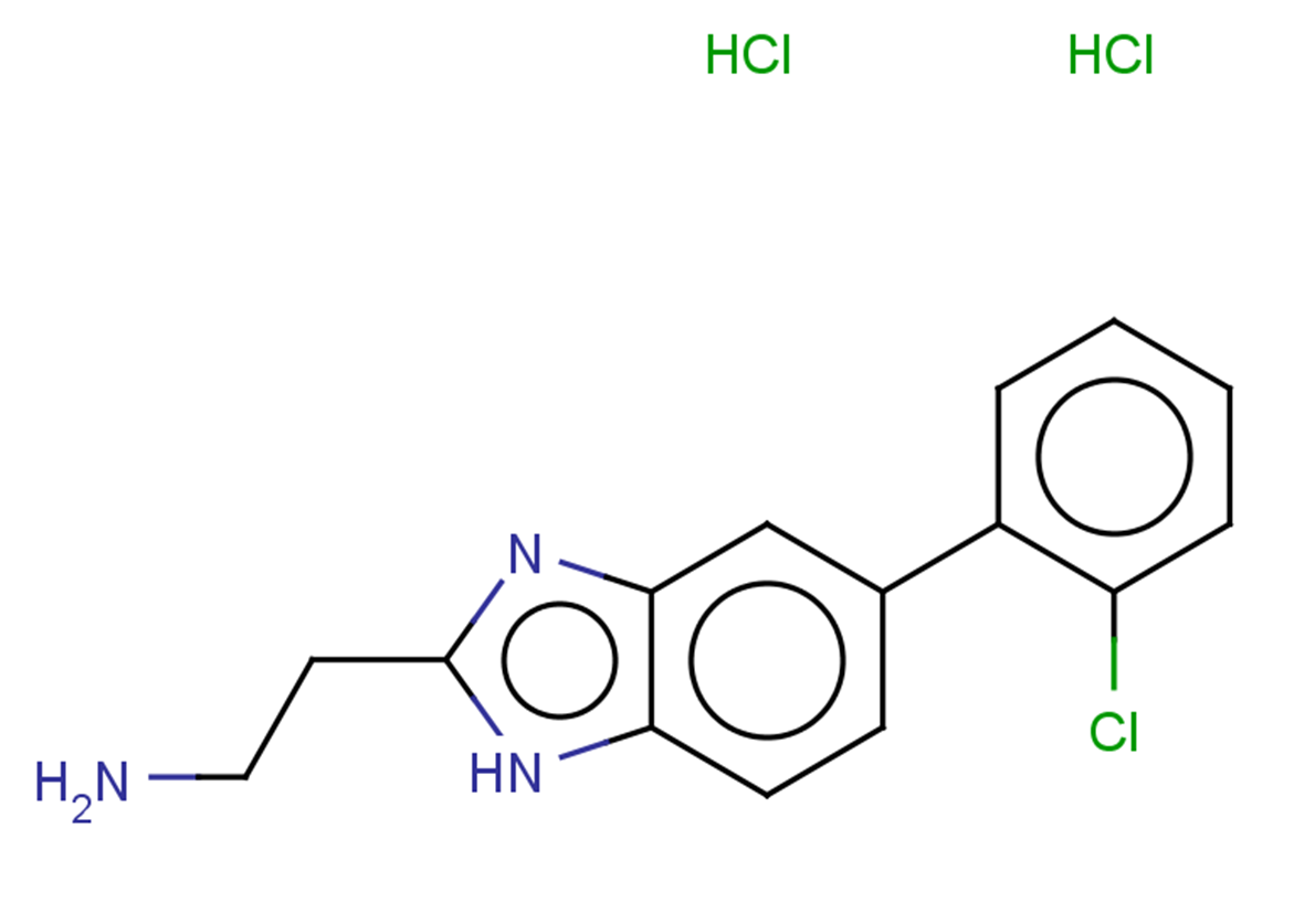 2-[5-(2-chlorophenyl)-1H-1,3-benzodiazol-2-yl]ethan-1-amine dihydrochloride