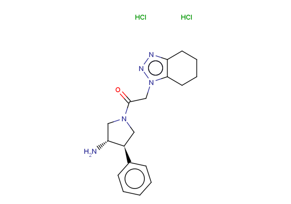 rac-1-[(3R,4S)-3-amino-4-phenylpyrrolidin-1-yl]-2-(4,5,6,7-tetrahydro-1H-1,2,3-benzotriazol-1-yl)ethan-1-one dihydrochloride, trans