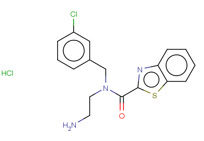 N-(2-aminoethyl)-N-[(3-chlorophenyl)methyl]-1,3-benzothiazole-2-carboxamide hydrochloride
