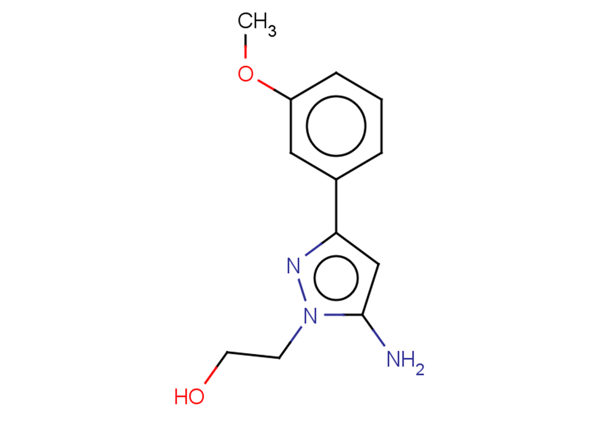 2-[5-amino-3-(3-methoxyphenyl)-1H-pyrazol-1-yl]ethan-1-ol