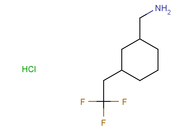 1-[3-(2,2,2-trifluoroethyl)cyclohexyl]methanamine hydrochloride, Mixture of diastereomers