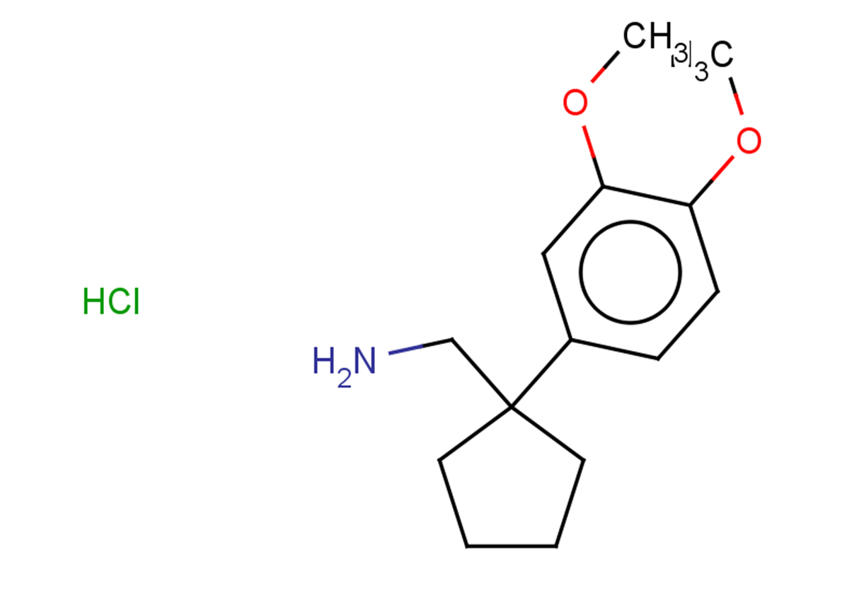 1-[1-(3,4-dimethoxyphenyl)cyclopentyl]methanamine hydrochloride