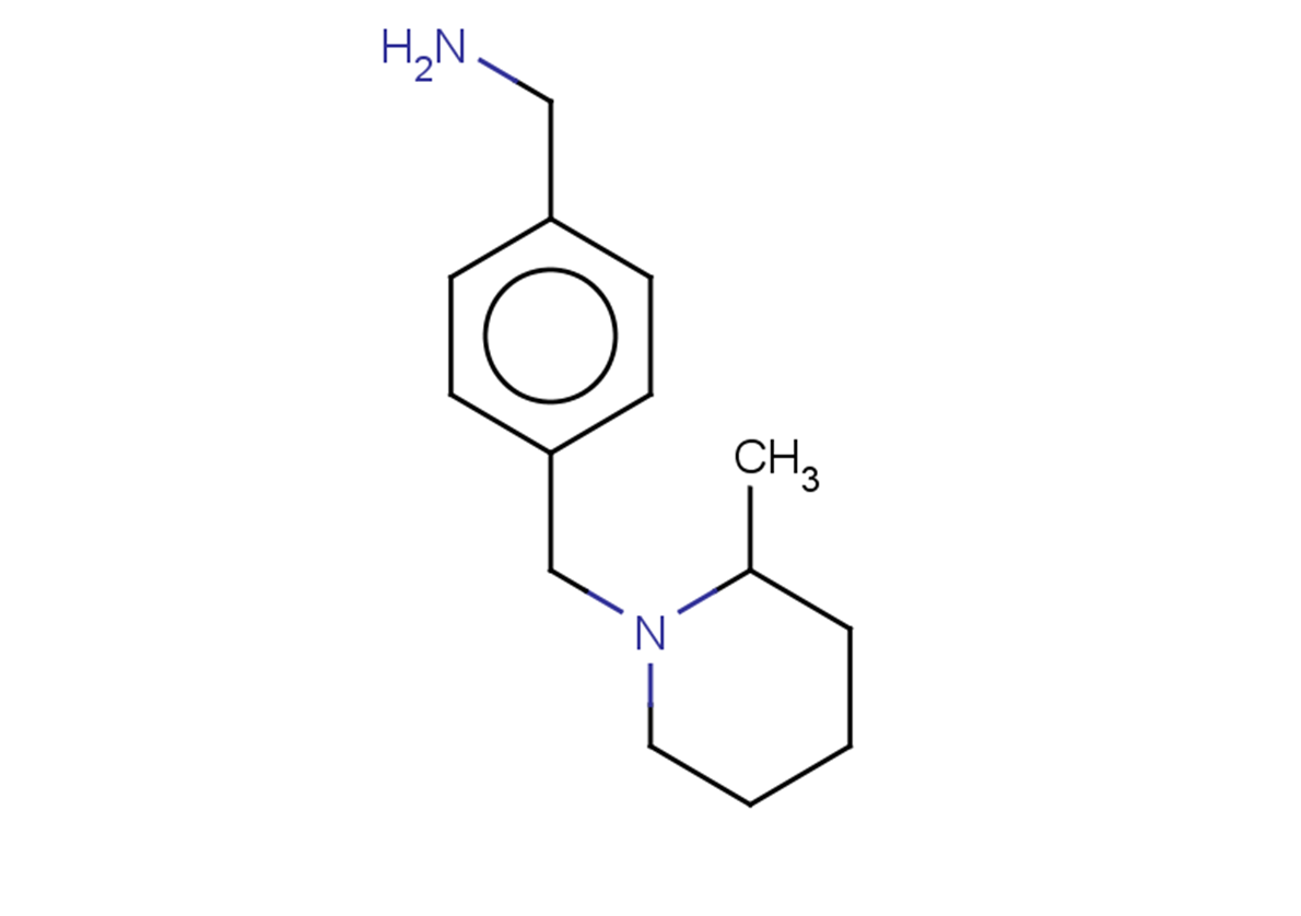 {4-[(2-methylpiperidin-1-yl)methyl]phenyl}methanamine