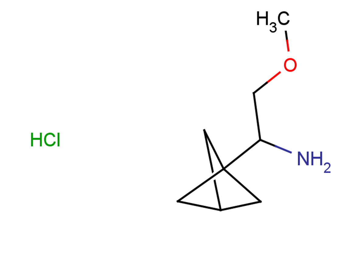 1-{bicyclo[1.1.1]pentan-1-yl}-2-methoxyethan-1-amine hydrochloride
