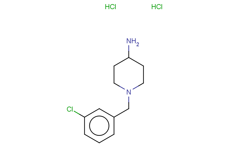 1-[(3-chlorophenyl)methyl]piperidin-4-amine dihydrochloride