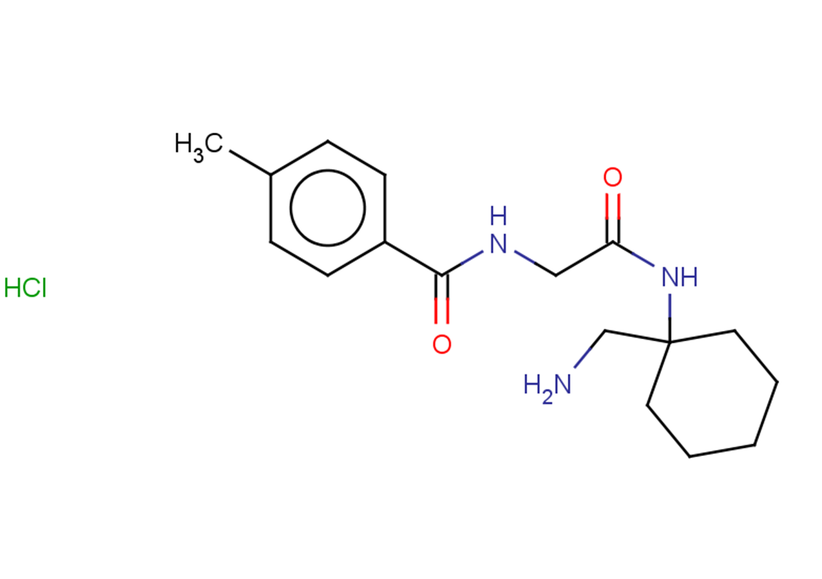 N-[1-(aminomethyl)cyclohexyl]-2-[(4-methylphenyl)formamido]acetamide hydrochloride