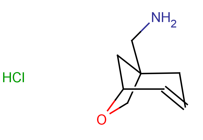 1-{6-oxabicyclo[3.2.1]oct-3-en-1-yl}methanamine hydrochloride
