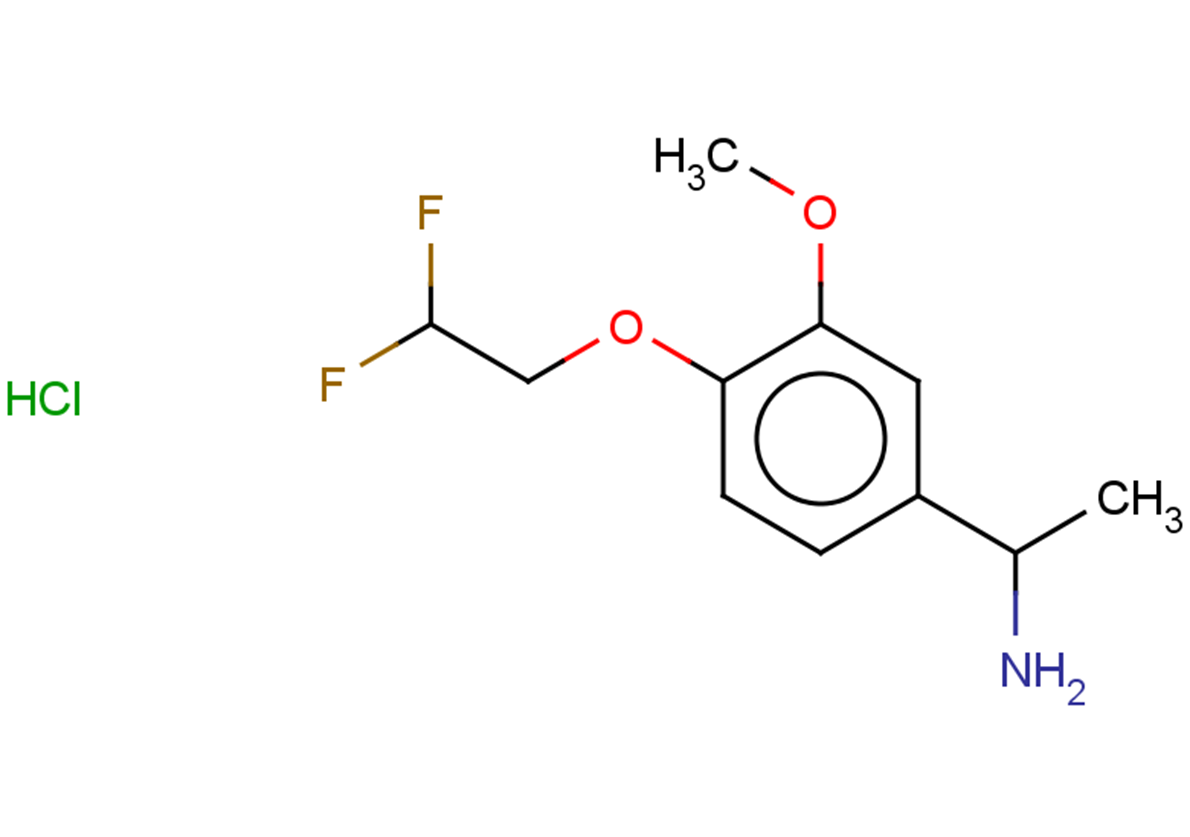 1-[4-(2,2-difluoroethoxy)-3-methoxyphenyl]ethan-1-amine hydrochloride