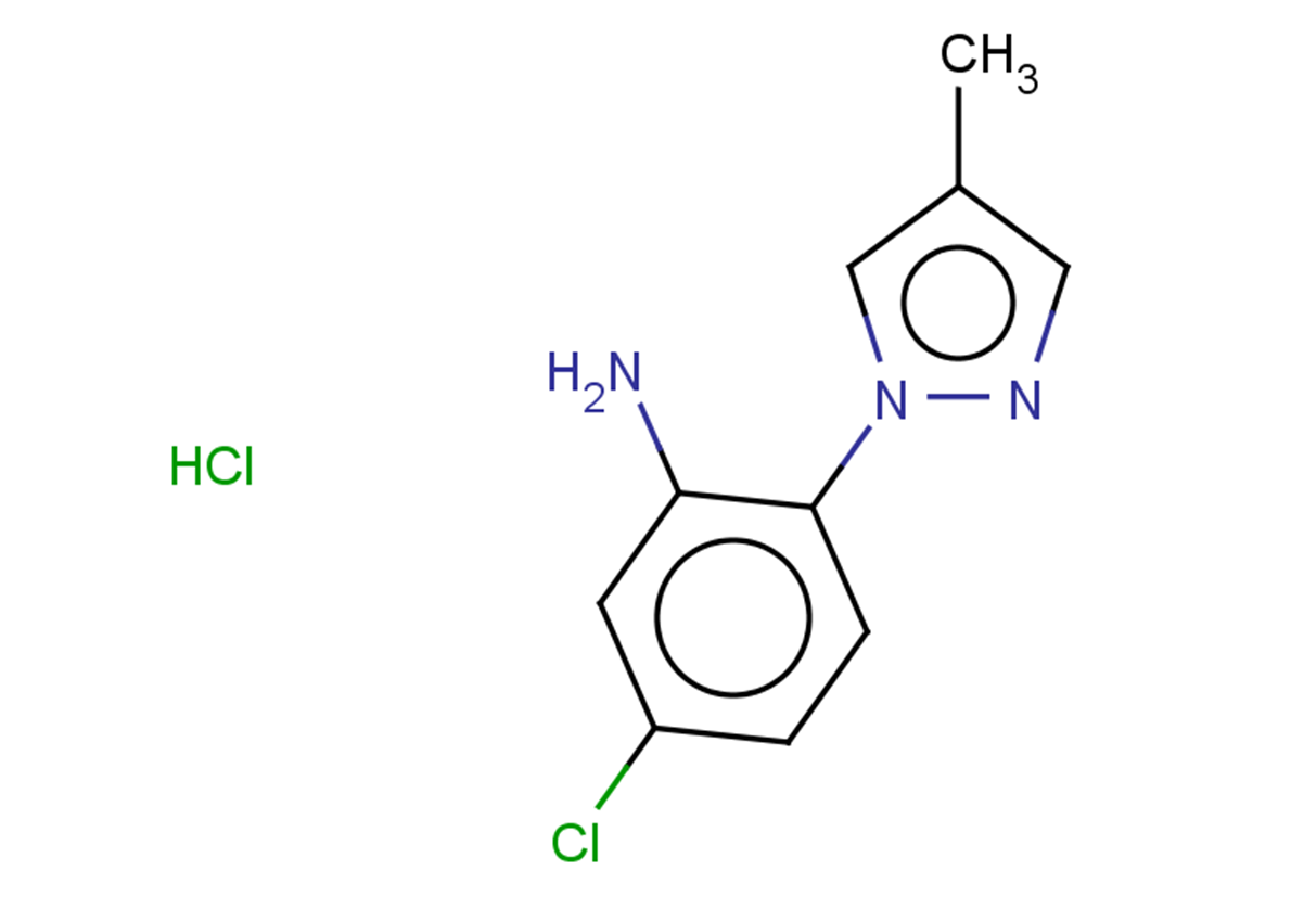 5-chloro-2-(4-methyl-1H-pyrazol-1-yl)aniline hydrochloride