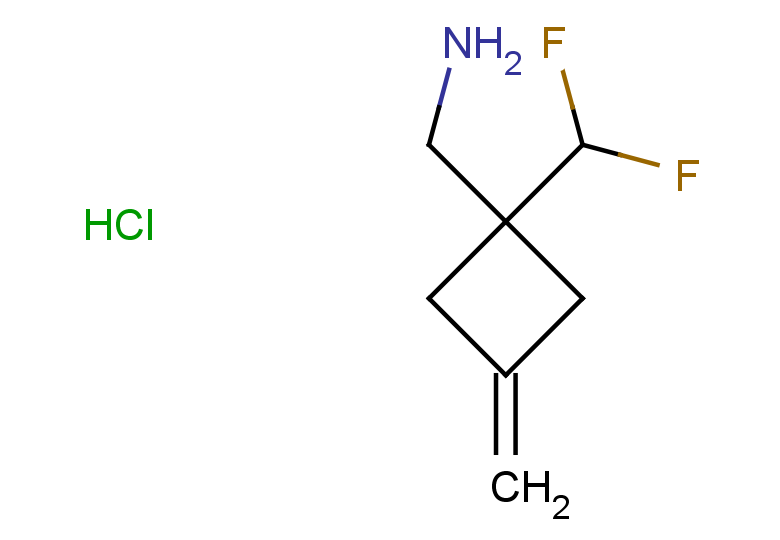 1-[1-(difluoromethyl)-3-methylidenecyclobutyl]methanamine hydrochloride