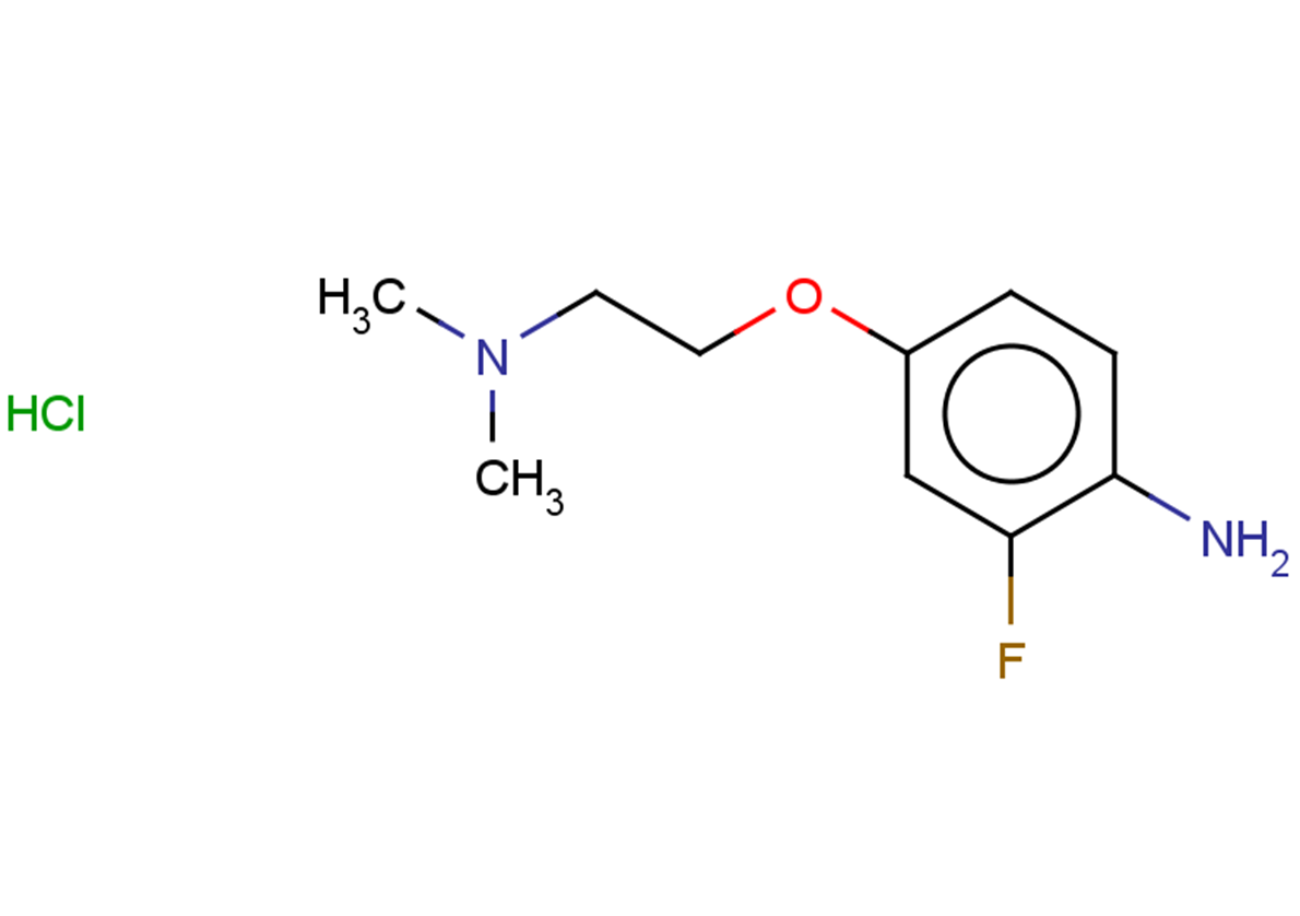 4-[2-(dimethylamino)ethoxy]-2-fluoroaniline hydrochloride