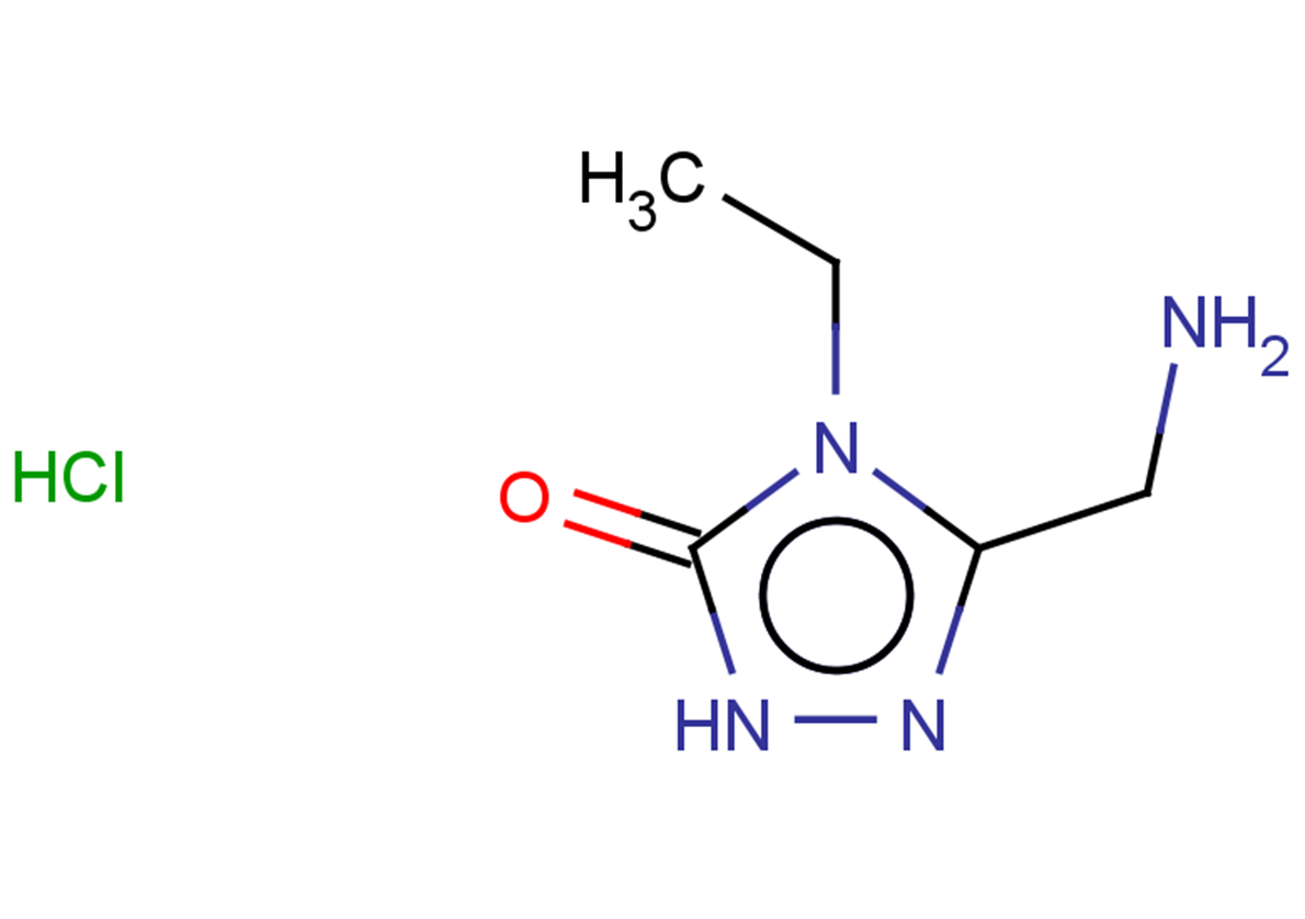 3-(aminomethyl)-4-ethyl-4,5-dihydro-1H-1,2,4-triazol-5-one hydrochloride
