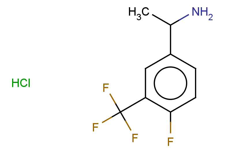 1-[4-fluoro-3-(trifluoromethyl)phenyl]ethan-1-amine hydrochloride