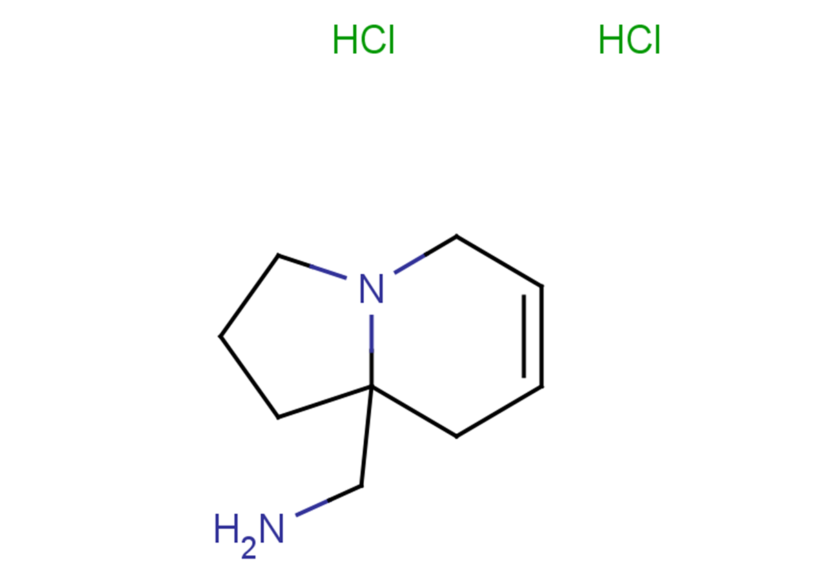 1-(1,2,3,5,8,8a-hexahydroindolizin-8a-yl)methanamine dihydrochloride