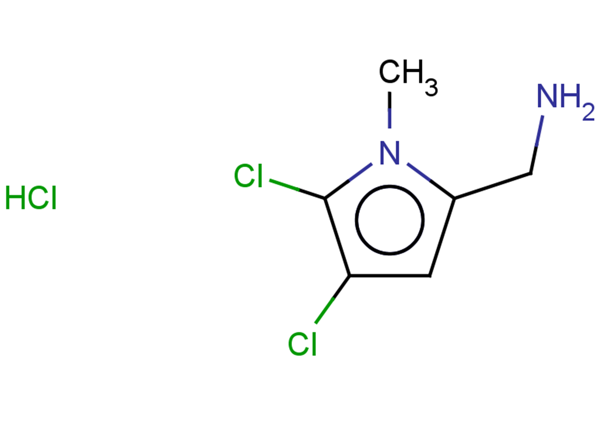 1-(4,5-dichloro-1-methyl-1H-pyrrol-2-yl)methanamine hydrochloride
