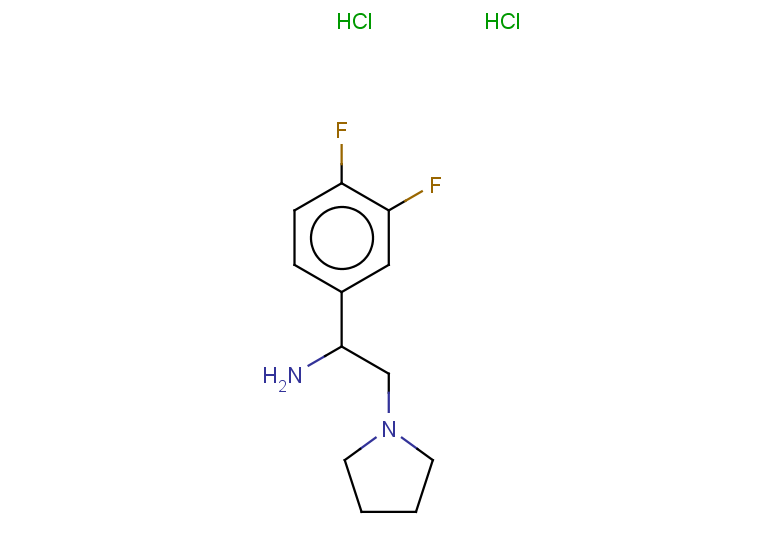 1-(3,4-difluorophenyl)-2-(pyrrolidin-1-yl)ethan-1-amine dihydrochloride