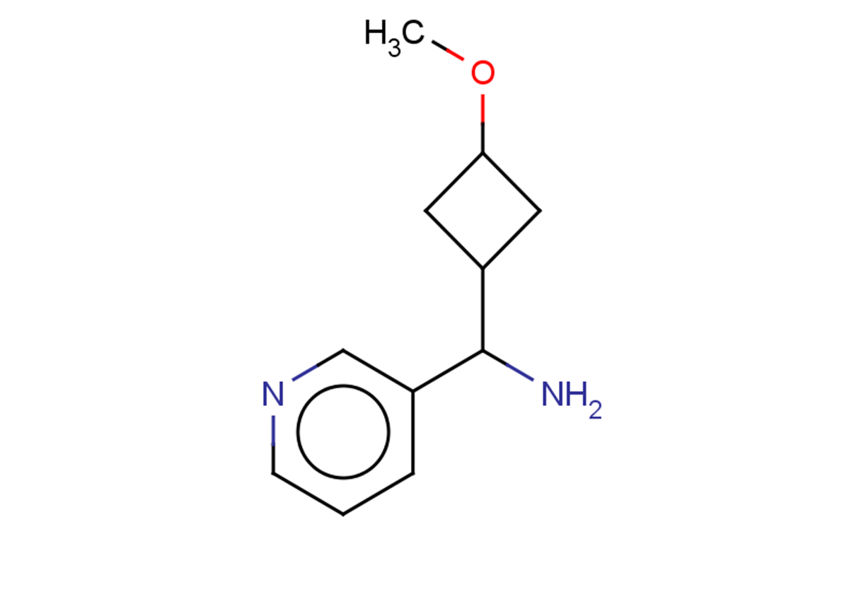 1-(3-methoxycyclobutyl)-1-(pyridin-3-yl)methanamine, Mixture of diastereomers