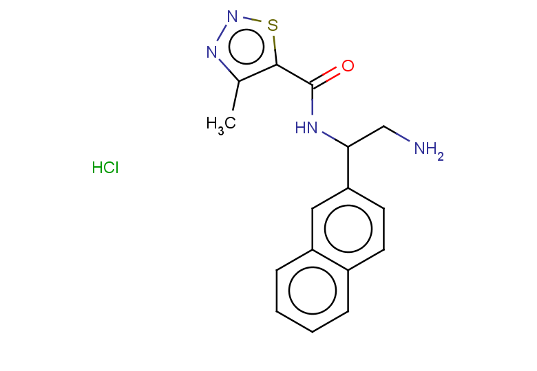 N-[2-amino-1-(naphthalen-2-yl)ethyl]-4-methyl-1,2,3-thiadiazole-5-carboxamide hydrochloride