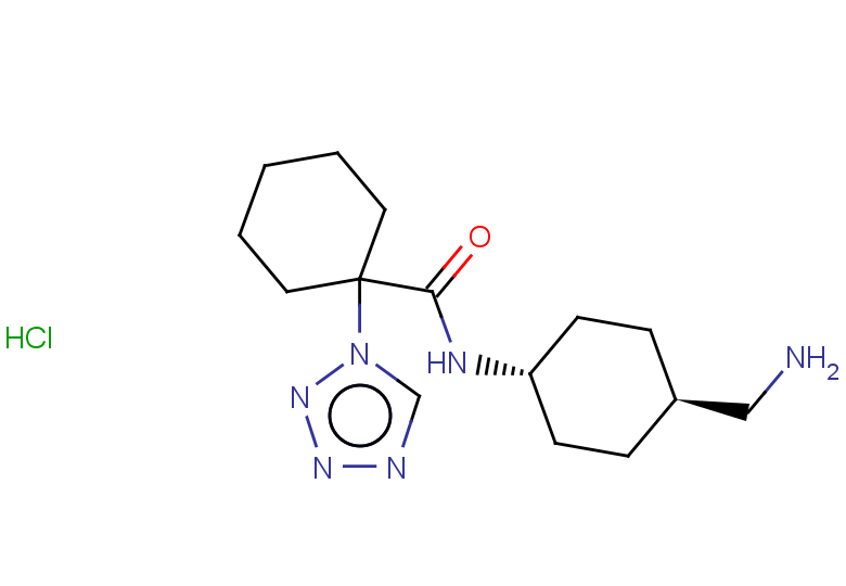 rac-N-[(1r,4r)-4-(aminomethyl)cyclohexyl]-1-(1H-1,2,3,4-tetrazol-1-yl)cyclohexane-1-carboxamide hydrochloride, trans