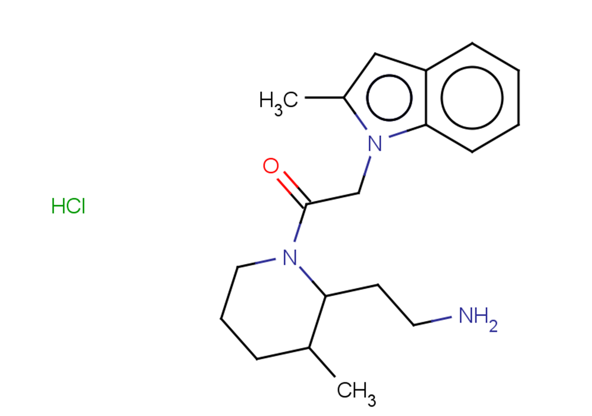1-[2-(2-aminoethyl)-3-methylpiperidin-1-yl]-2-(2-methyl-1H-indol-1-yl)ethan-1-one hydrochloride, Mixture of diastereomers