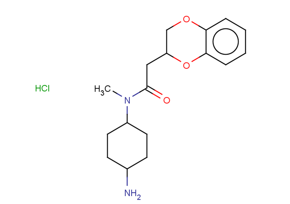 N-(4-aminocyclohexyl)-2-(2,3-dihydro-1,4-benzodioxin-2-yl)-N-methylacetamide hydrochloride, Mixture of diastereomers