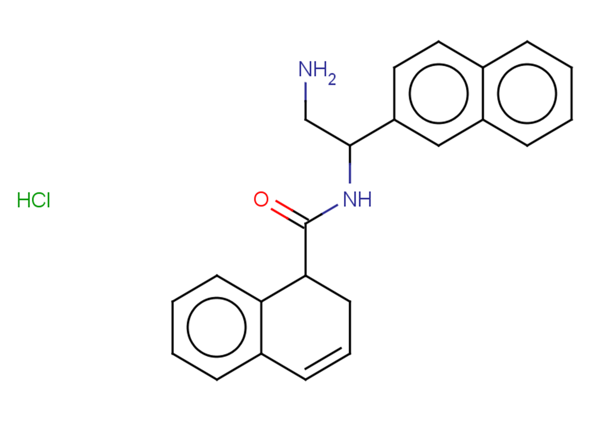 N-[2-amino-1-(naphthalen-2-yl)ethyl]-1,2-dihydronaphthalene-1-carboxamide hydrochloride