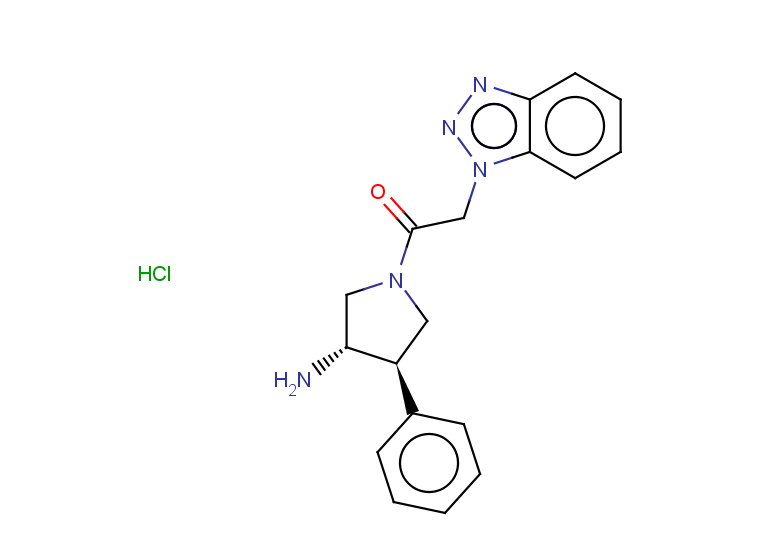rac-1-[(3R,4S)-3-amino-4-phenylpyrrolidin-1-yl]-2-(1H-1,2,3-benzotriazol-1-yl)ethan-1-one hydrochloride, trans