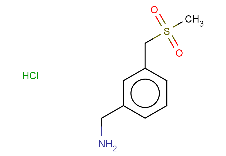 [3-(methanesulfonylmethyl)phenyl]methanamine hydrochloride