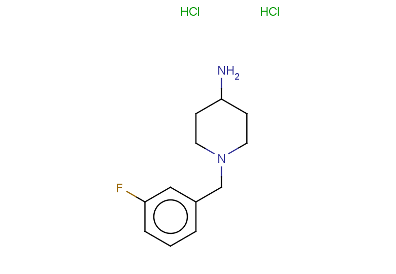 1-[(3-fluorophenyl)methyl]piperidin-4-amine dihydrochloride