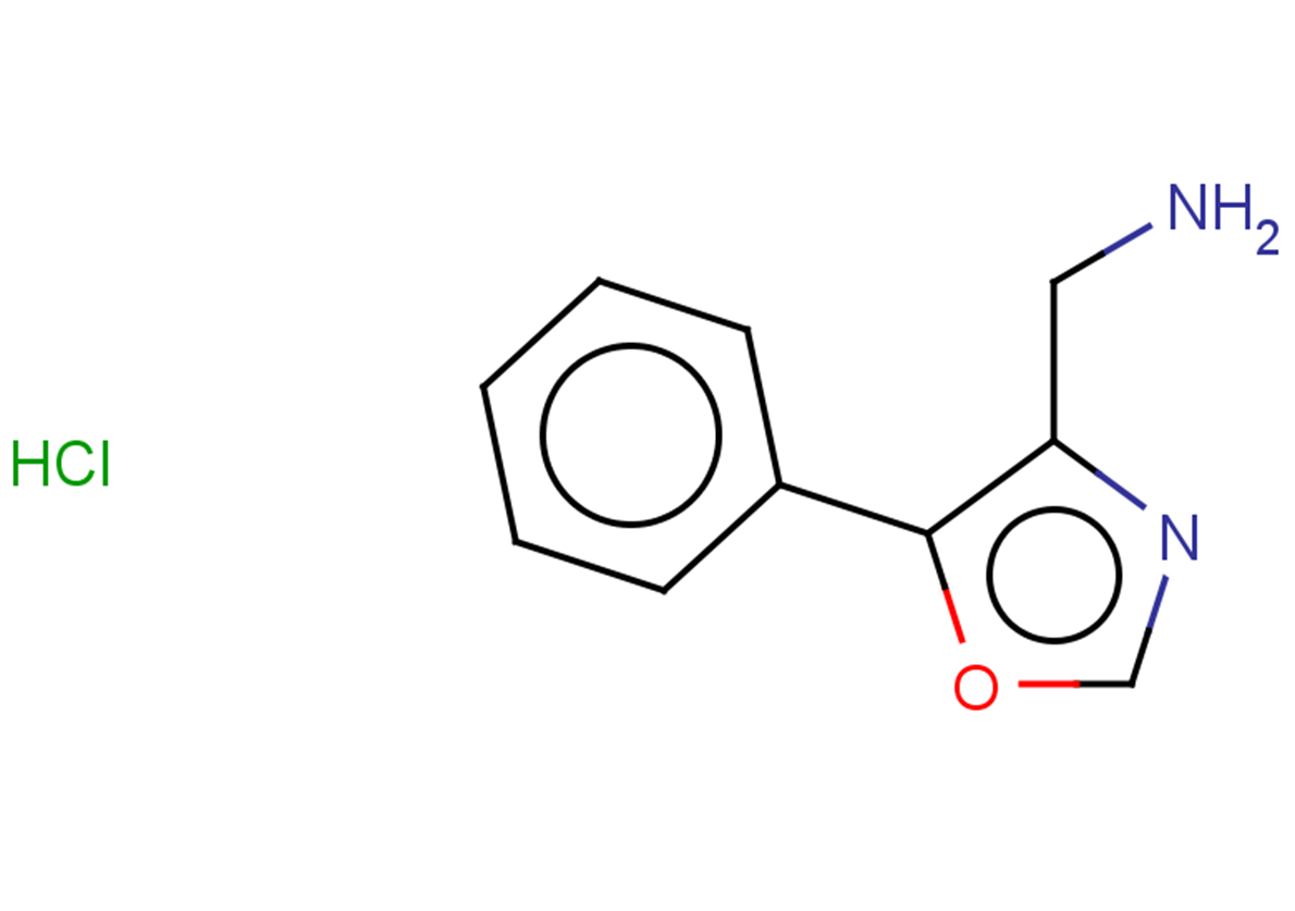 (5-phenyl-1,3-oxazol-4-yl)methanamine hydrochloride