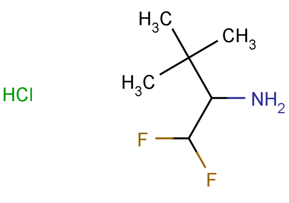 1,1-difluoro-3,3-dimethylbutan-2-amine hydrochloride